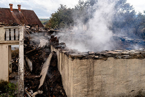 Professional Fire Damage Restoration technician working in Jessup, PA